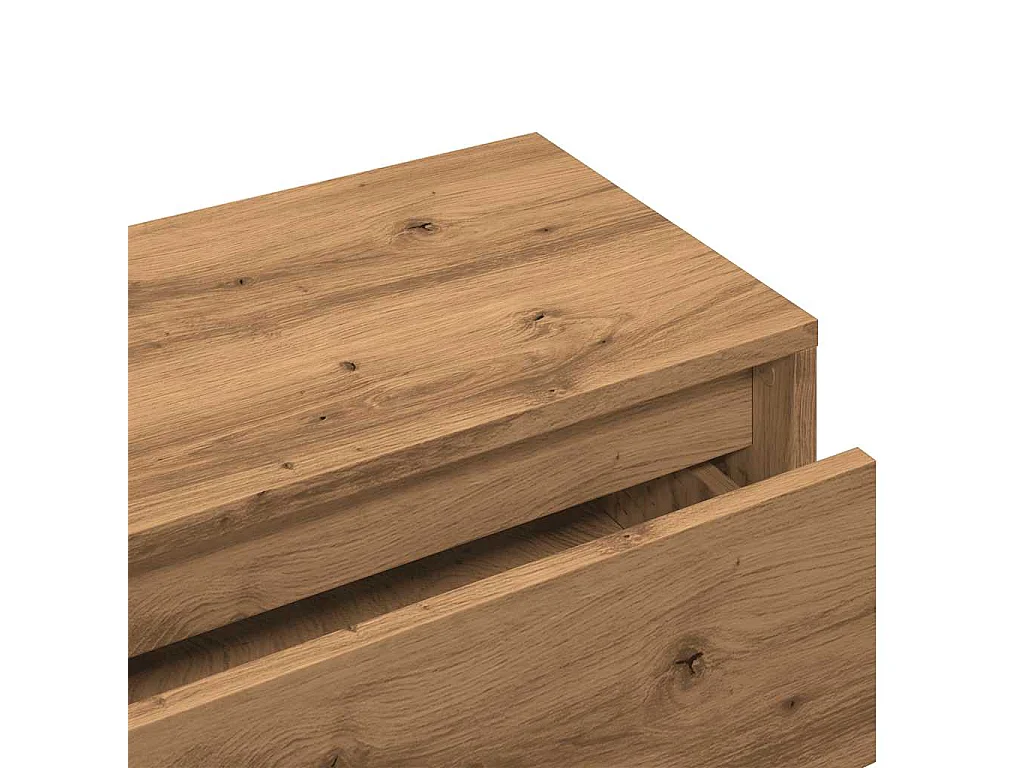 Ensemble de meubles de couloir chêne artisanal bois ingénierie