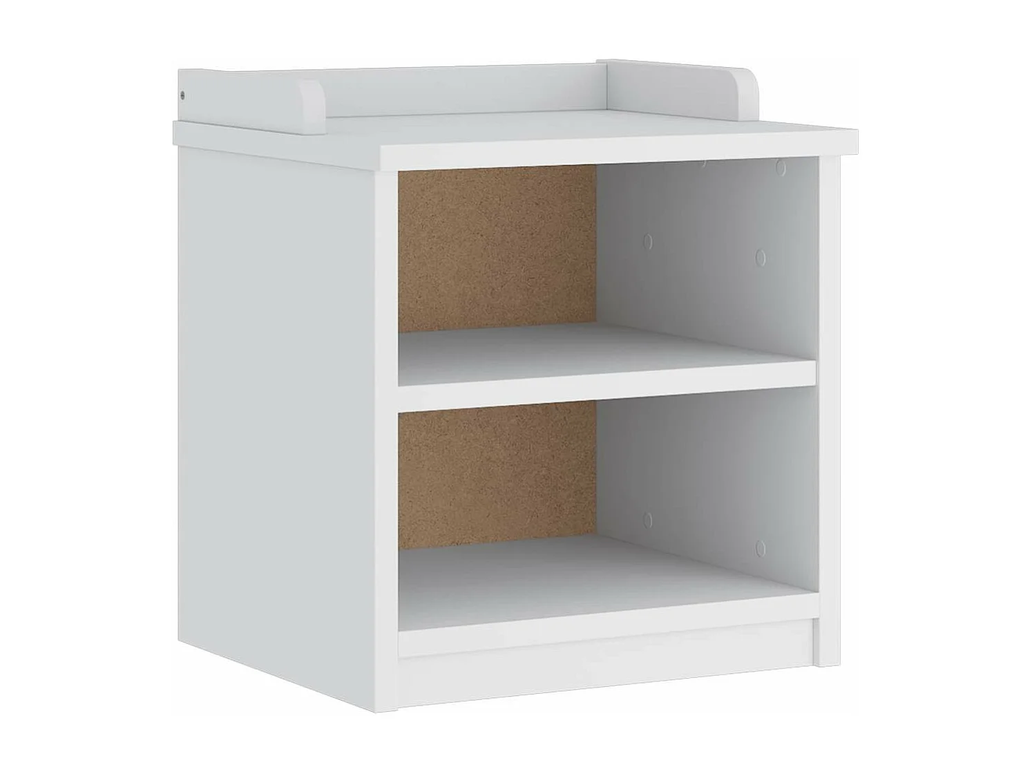 SANDNES witte halbank 45x40x50 cm massief grenenhout