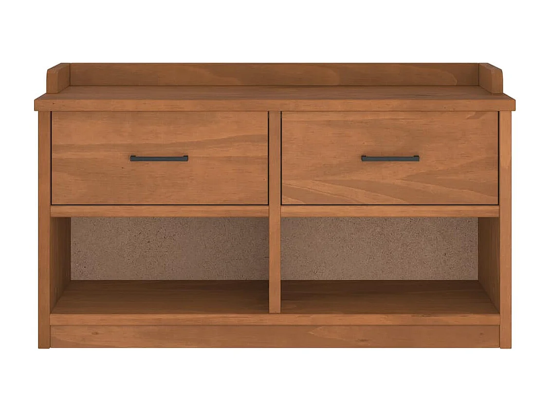 Banc de couloir SANDNES 87x40x50 cm bois de pin massif