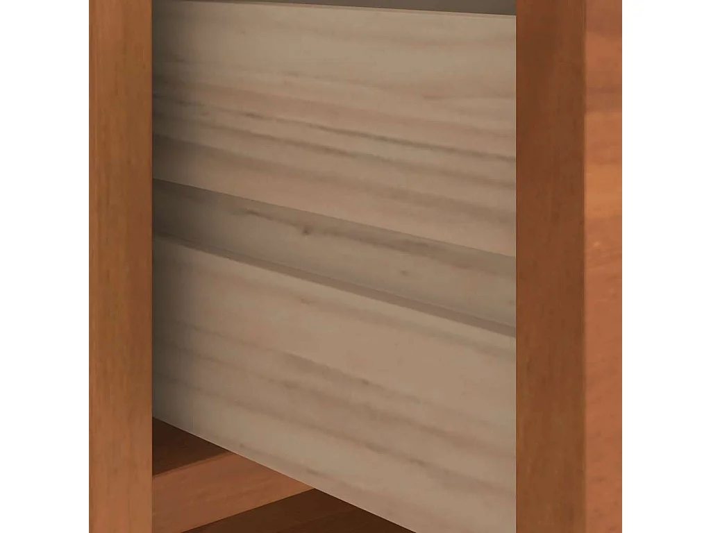 Banc de couloir SANDNES 87x40x50 cm bois de pin massif