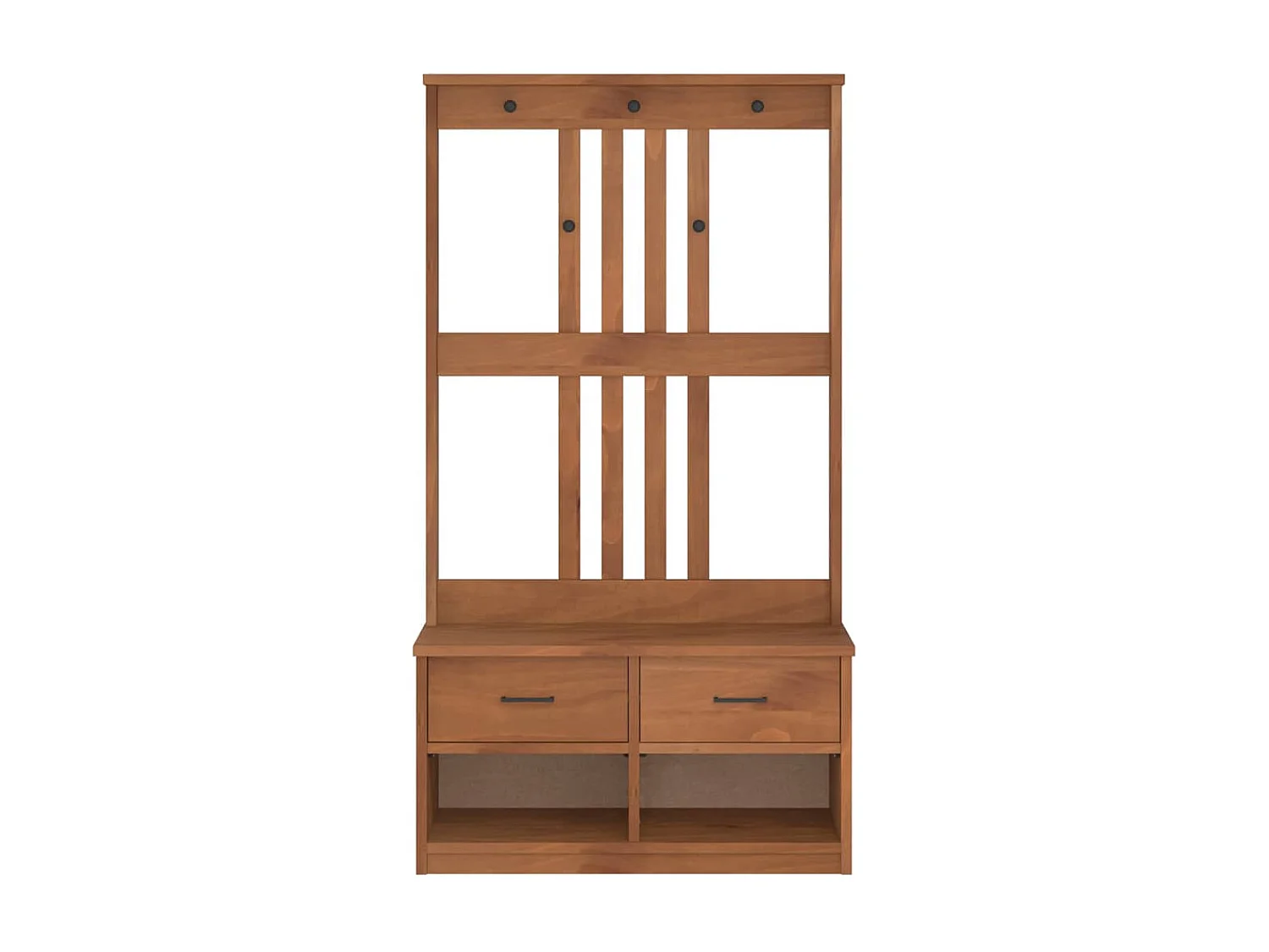 Cabide SANDENS 87x40x159,5 cm madeira de pinho maciça