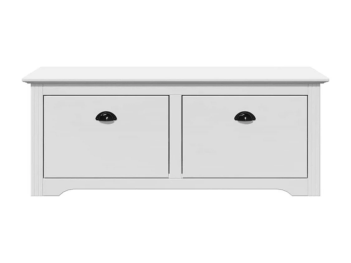 Banco de corredor branco BODO 114x40x45 cm