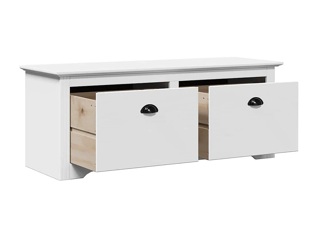 Banco de corredor branco BODO 114x40x45 cm