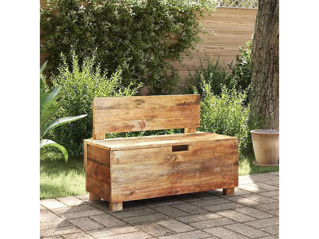 Banc bois massif d'acajou 86x40x60 cm