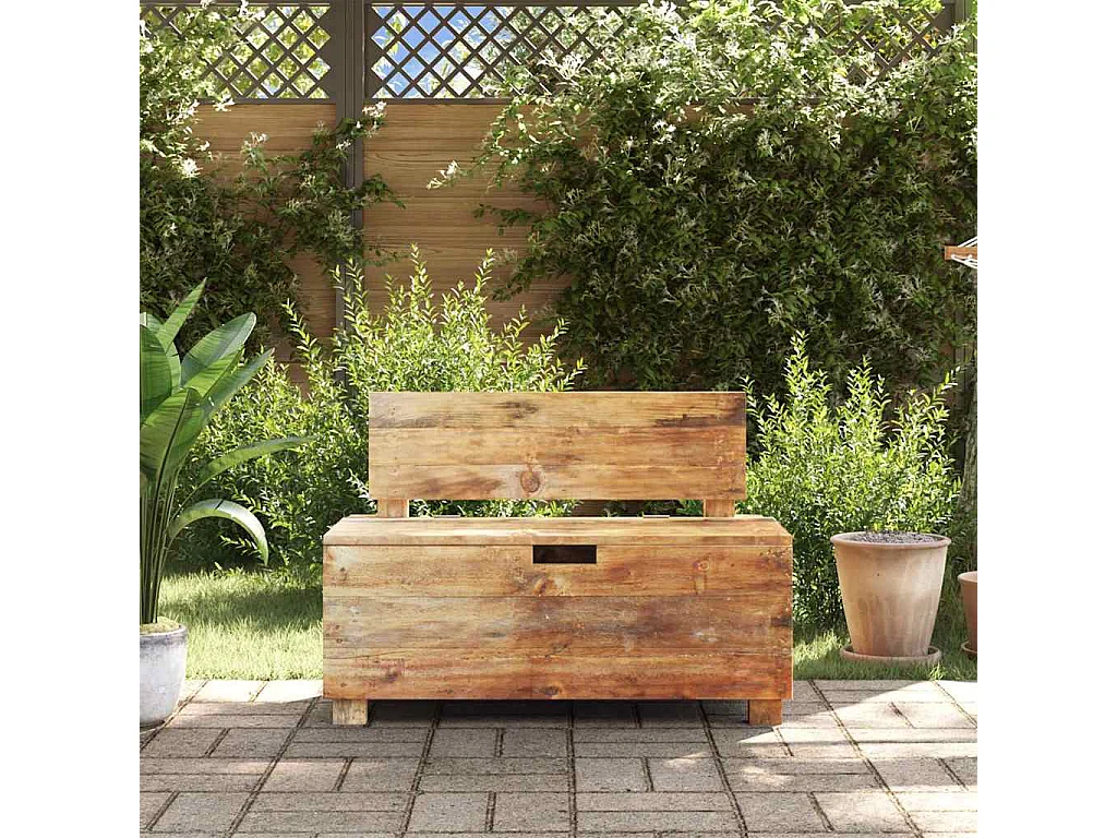 Banc bois massif d'acajou 86x40x60 cm