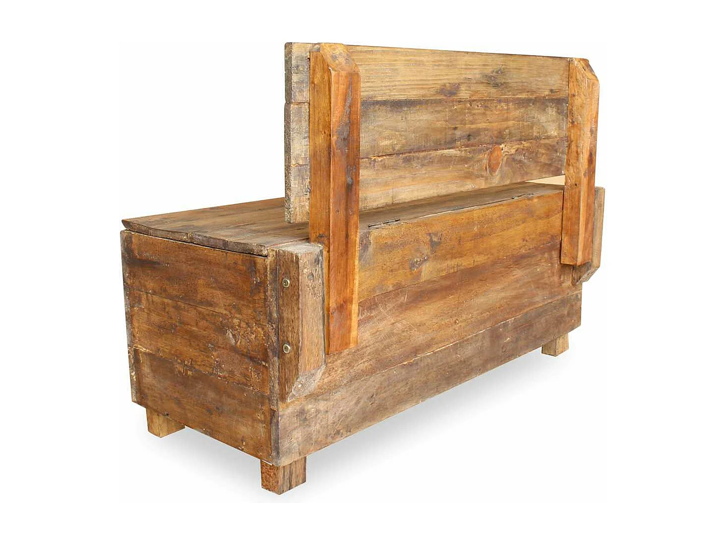Banc bois massif d'acajou 86x40x60 cm