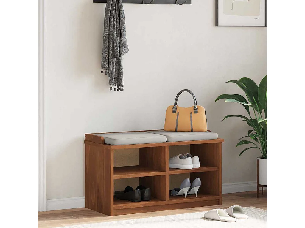 SANDNES gangbank 87x40x50 cm massief grenenhout