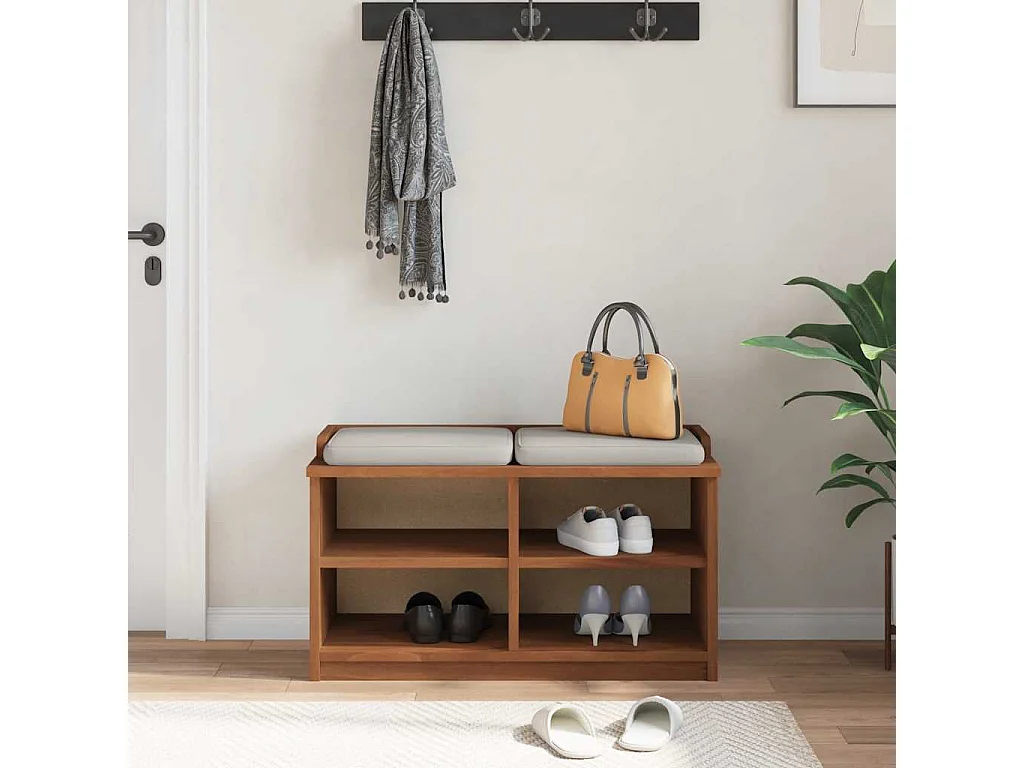 SANDNES gangbank 87x40x50 cm massief grenenhout