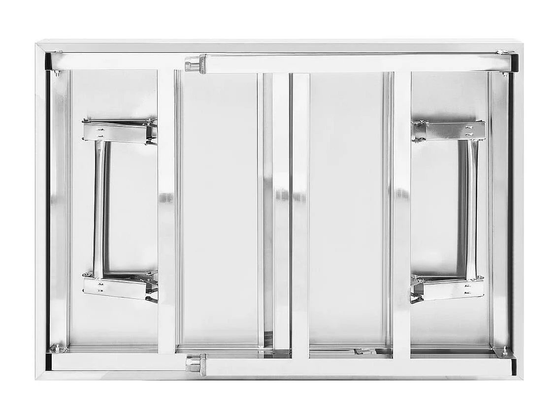 Table de travail pliable de cuisine 85x60x80cm Acier inoxydable