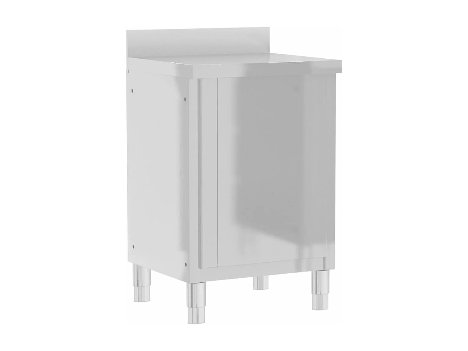 Kommerzielle Küchenschränke 3 Stk. Edelstahl