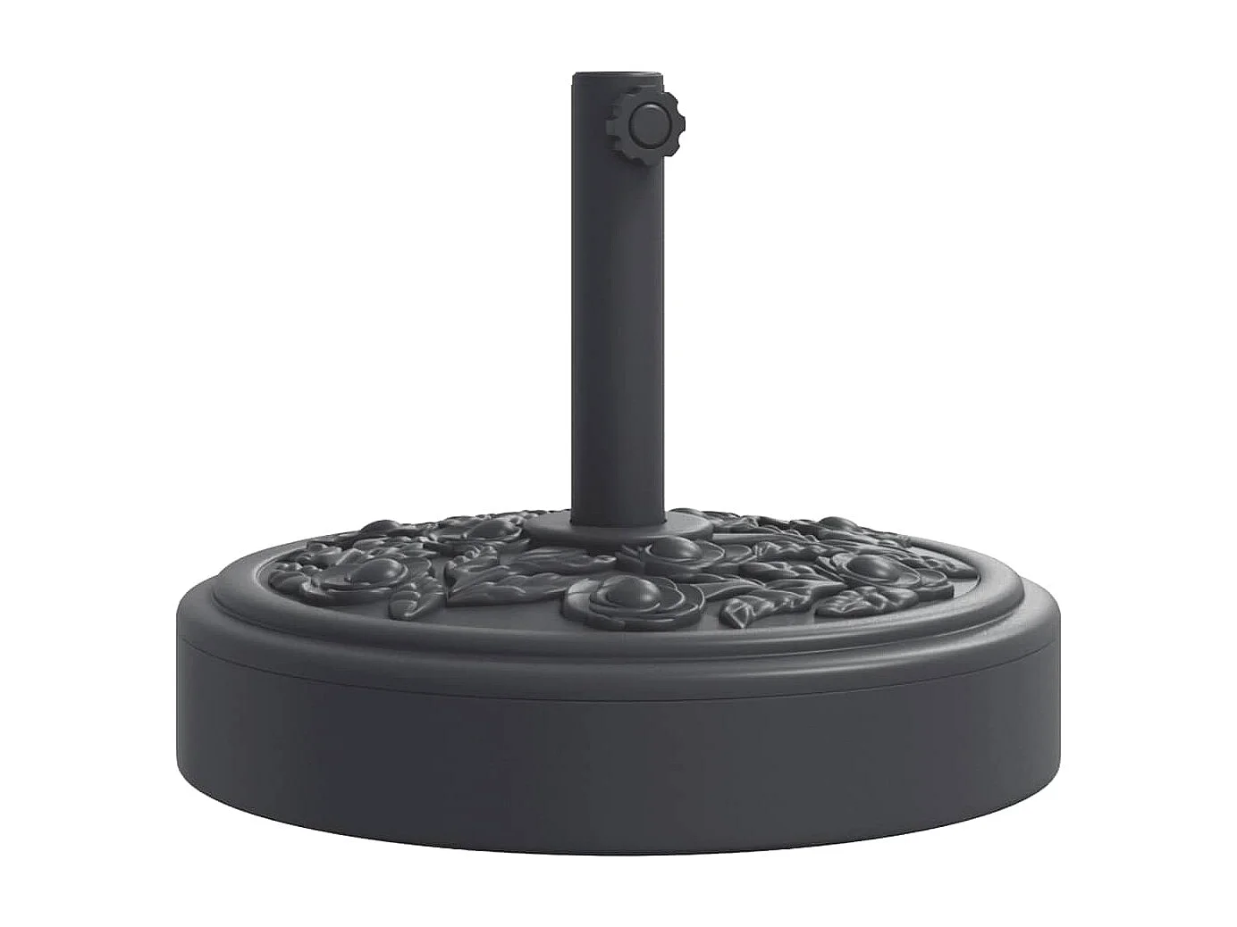 Base de parasol pour mats ?38 / 48 mm 25 kg rond