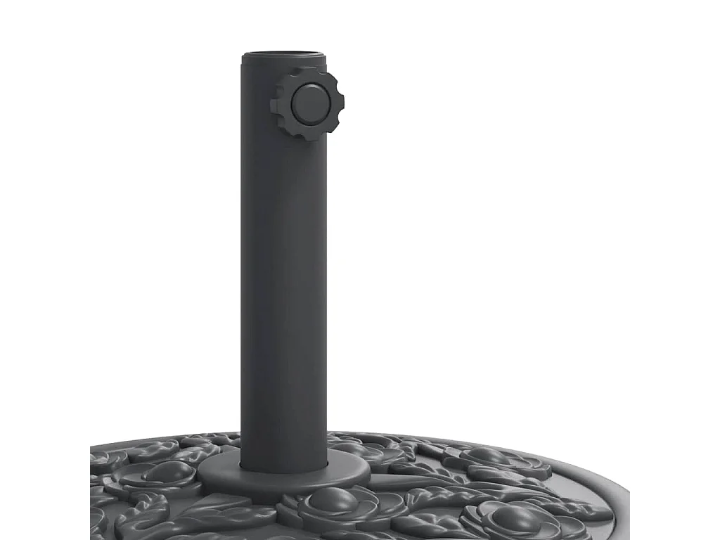 Base de parasol pour mats ?38 / 48 mm 25 kg rond