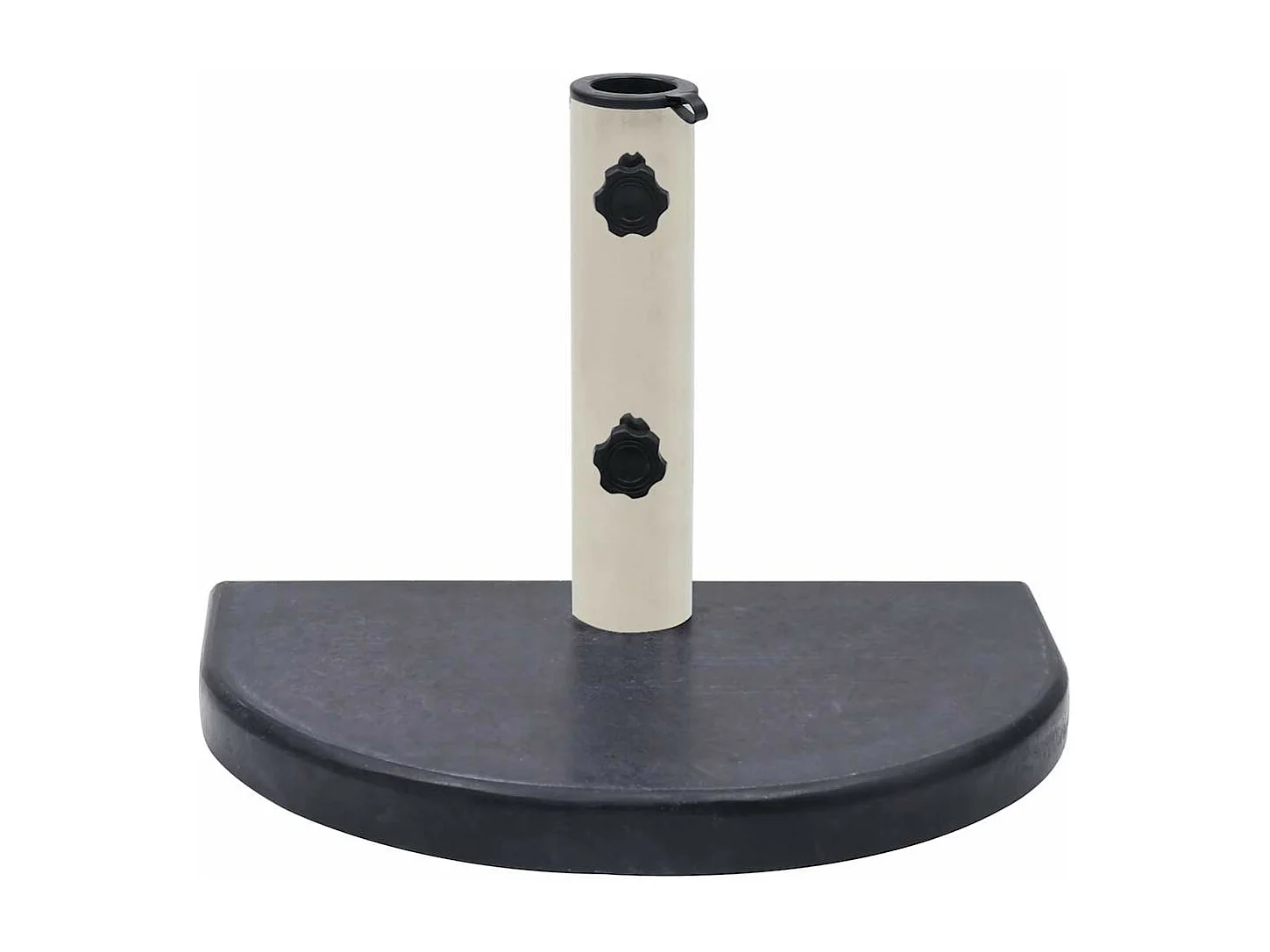 Base per ombrellone nera 40x28x4 cm granito