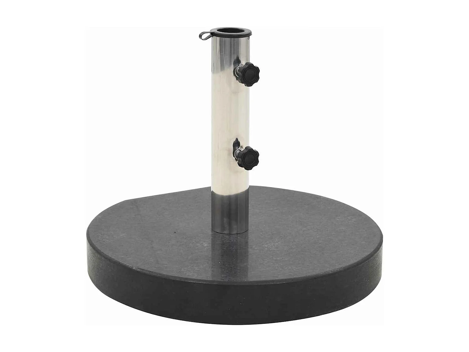 Granit Sonnenschirmständer 28,5kg rund schwarz