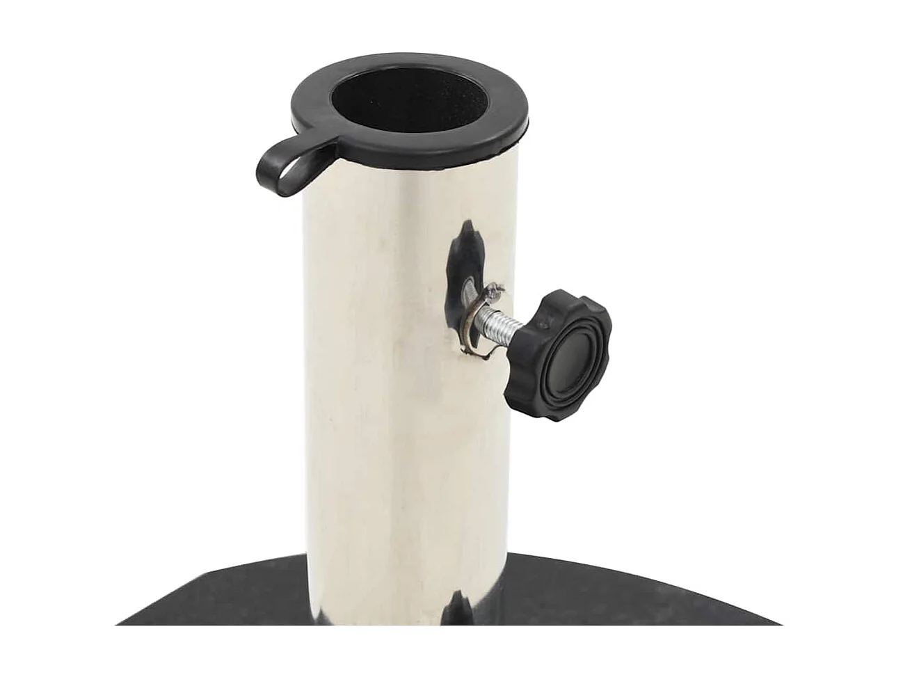 Granit Sonnenschirmständer 28,5kg rund schwarz