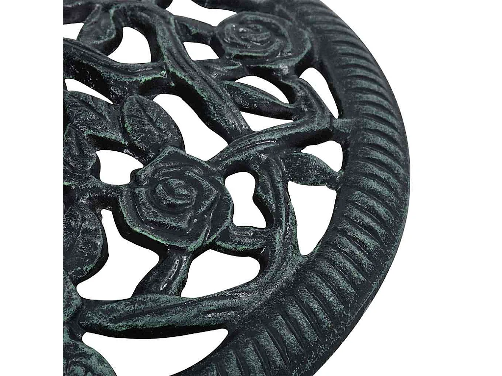 Socle de parasol Vert 9 kg 40 cm Fonte