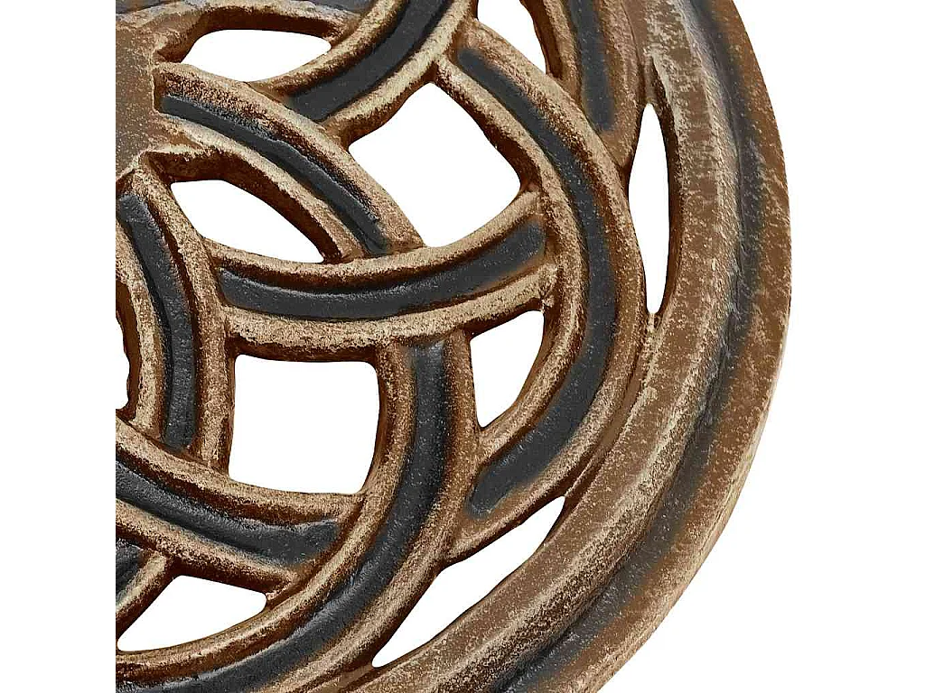 Socle de parasol Bronze 44x44x31 cm Fonte