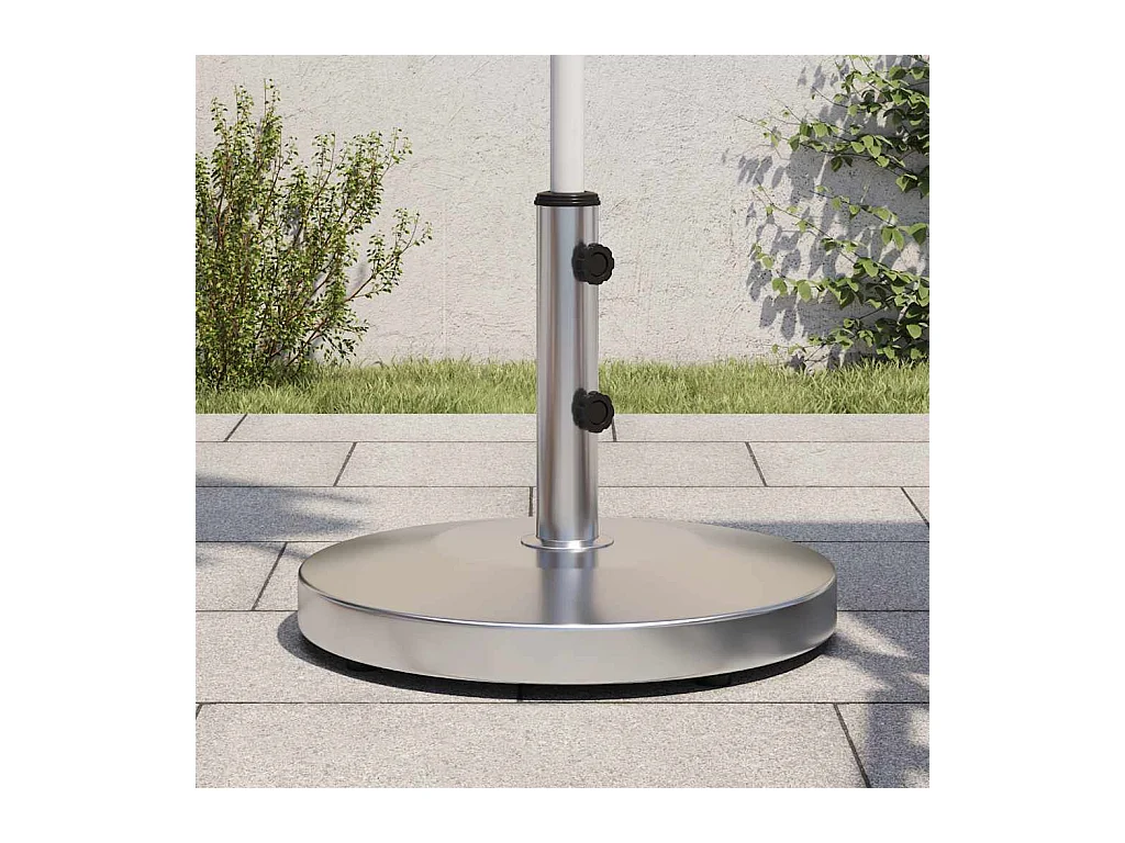 Base de parasol pour mats ?32/38/48 mm 25 kg rond