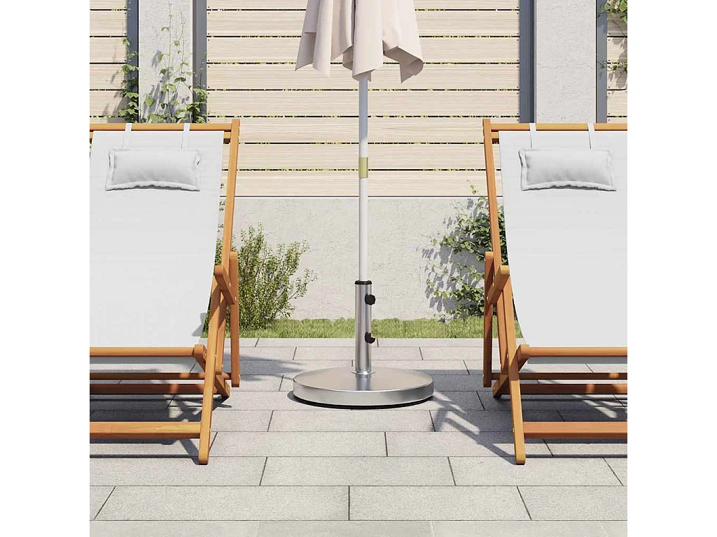 Base de guarda-sol para mastros ?32/38/48 mm 25 kg redondo