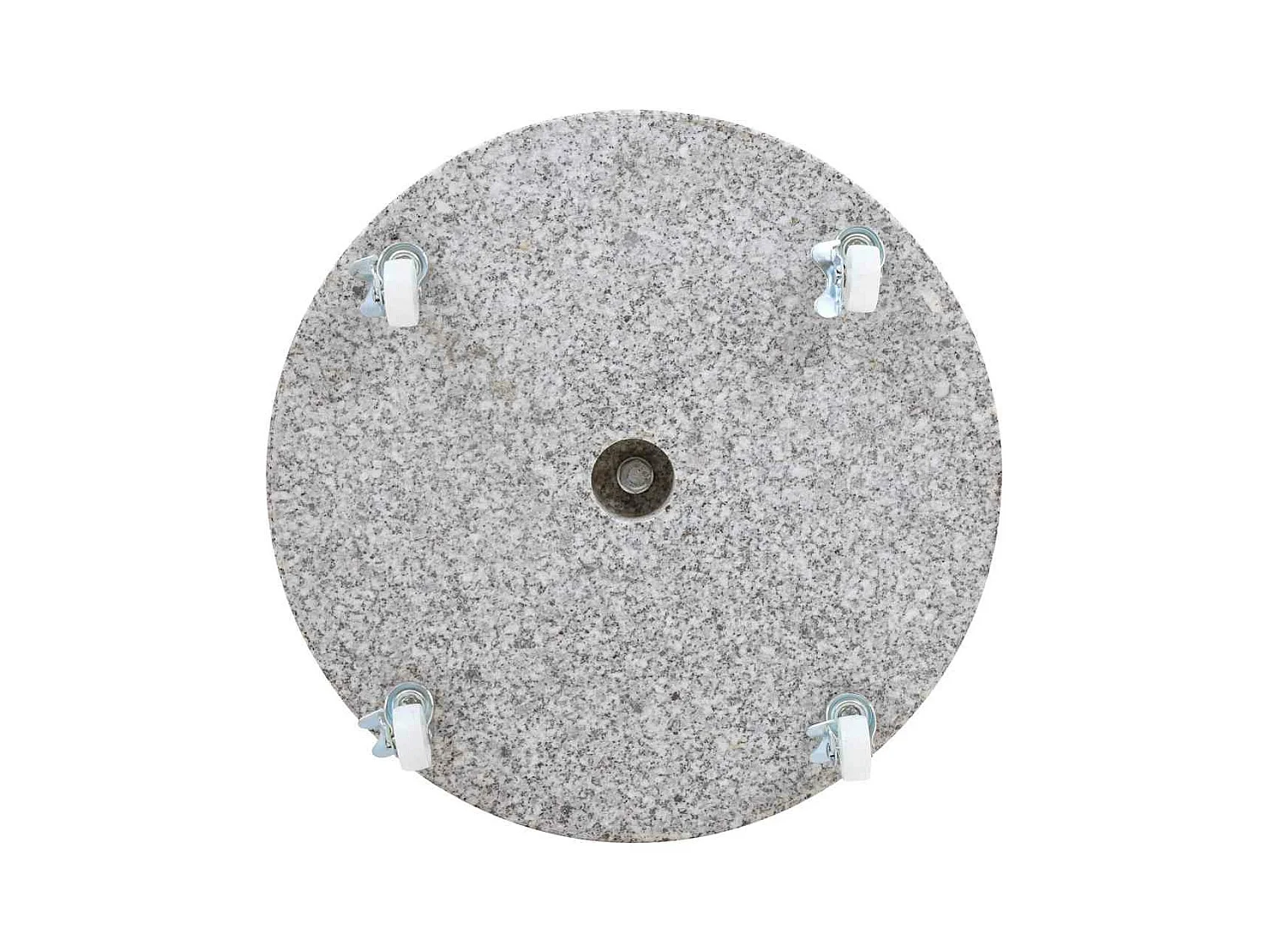 Socle de parasol Granite 30 kg Rond Gris