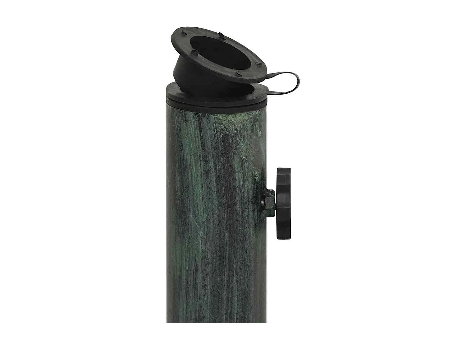 Socle de parasol Vert 44x44x31 cm Fonte