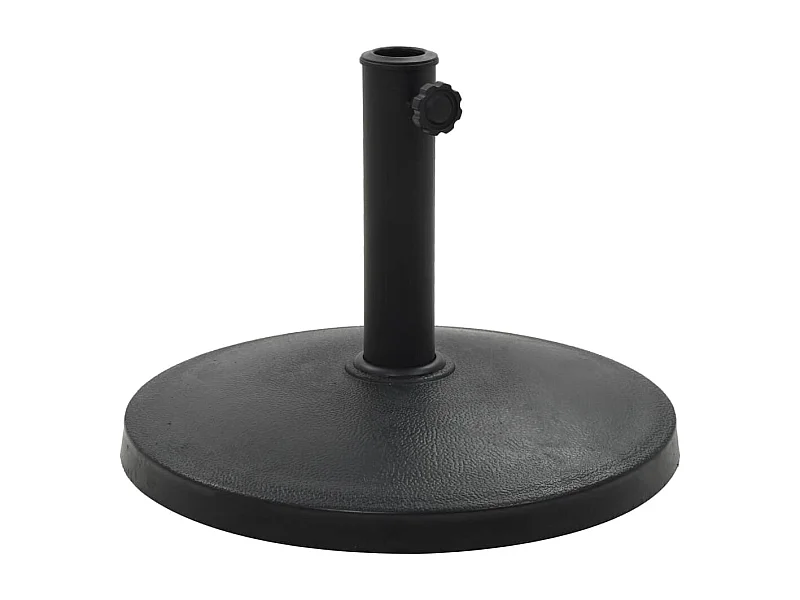 Base redonda para guarda-sol Poliresina 10 kg Preto
