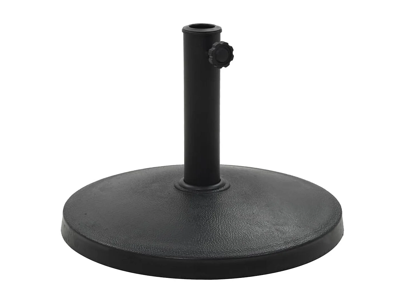 Base de sombrilla redonda de poliresina 10 kg color negro