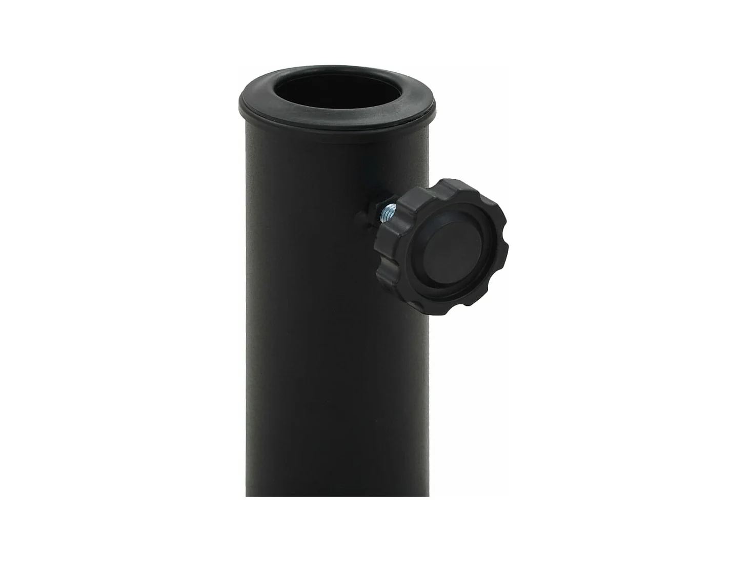 Base per ombrellone rotonda Poliresina 10 kg Nero