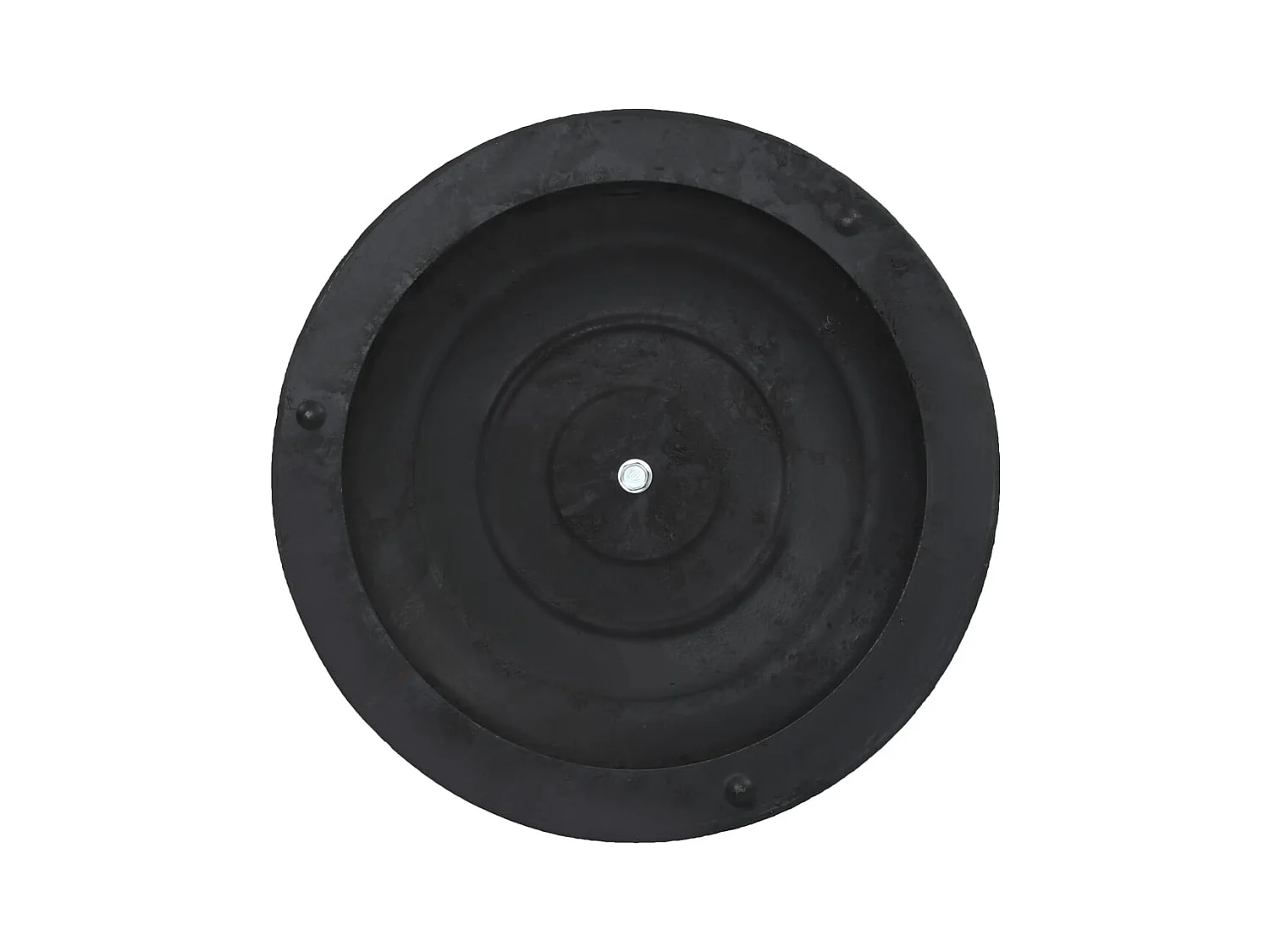 Base per ombrellone rotonda Poliresina 10 kg Nero