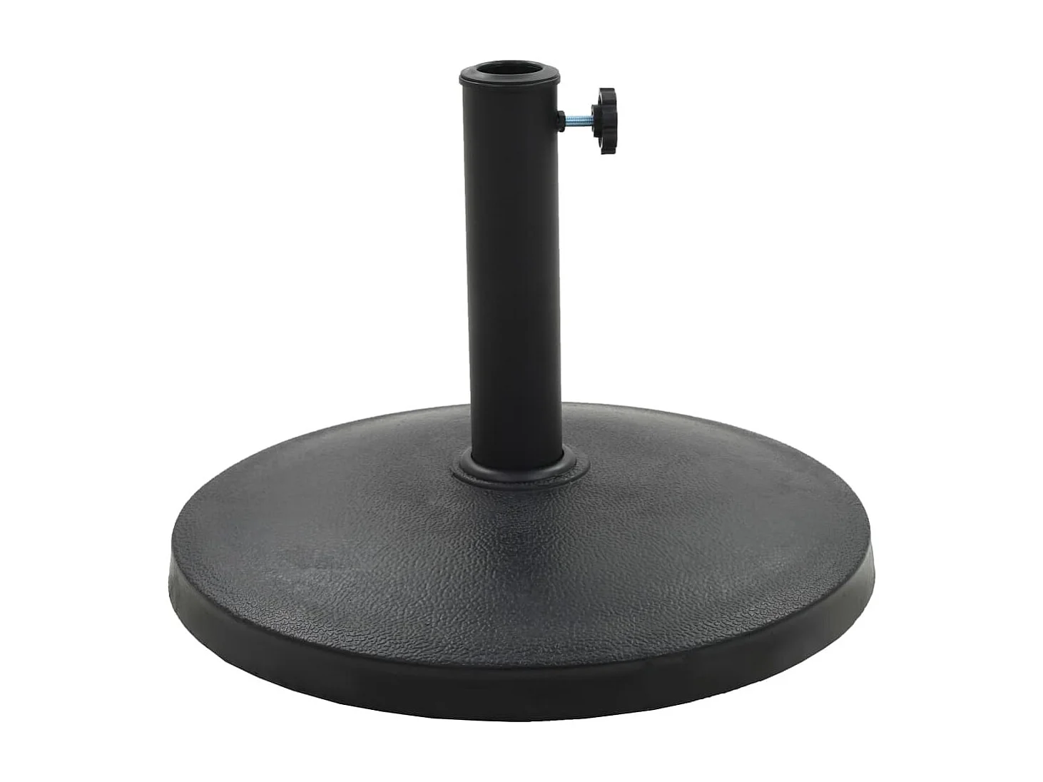 Base redonda para guarda-sol Poliresina 10 kg Preto