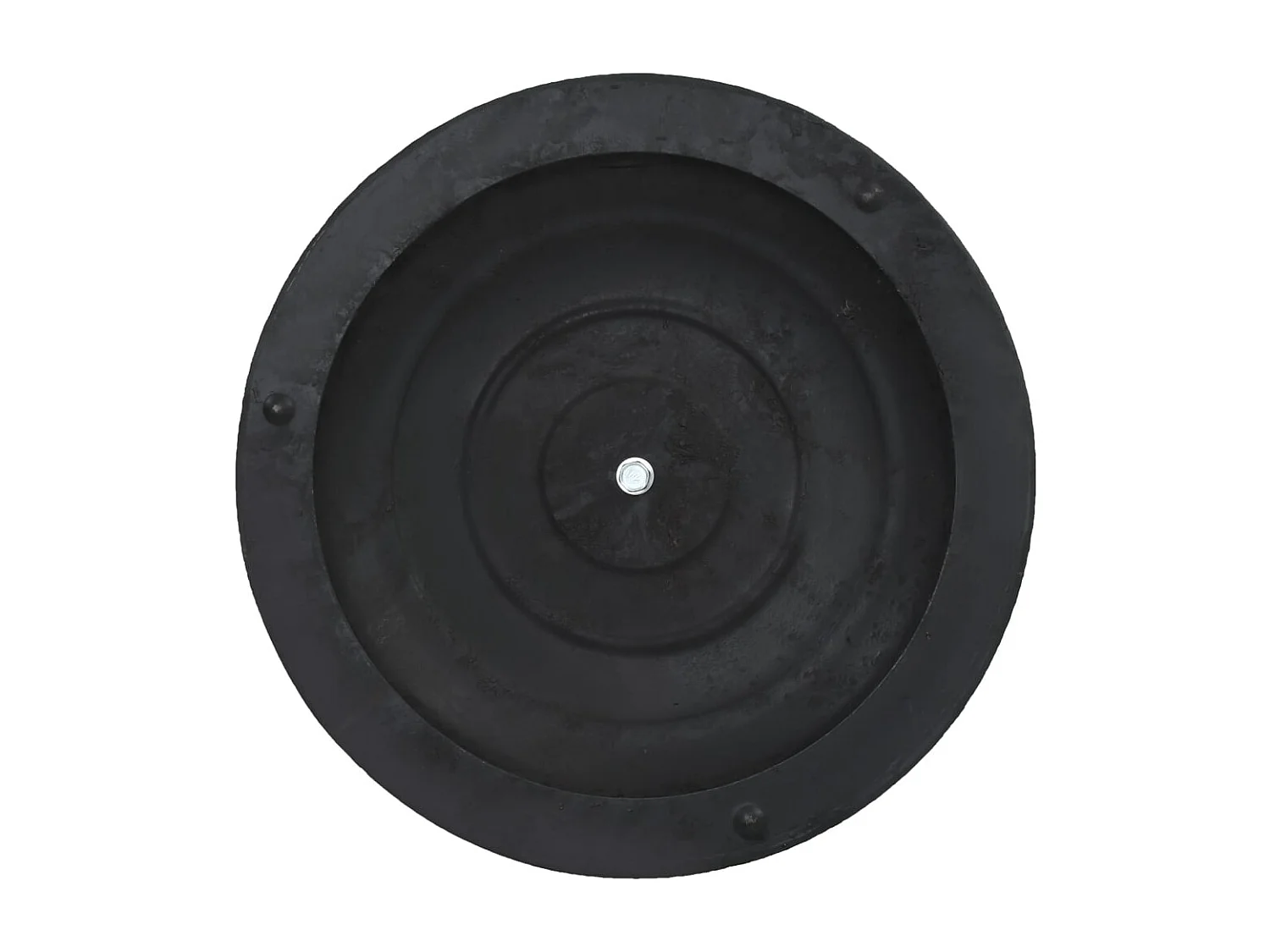 Base redonda para guarda-sol Poliresina 10 kg Preto