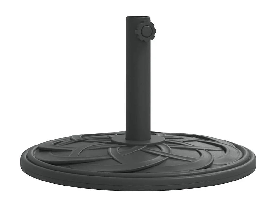 Base de guarda-sol para mastros ?38 / 48 mm 12 kg redondo