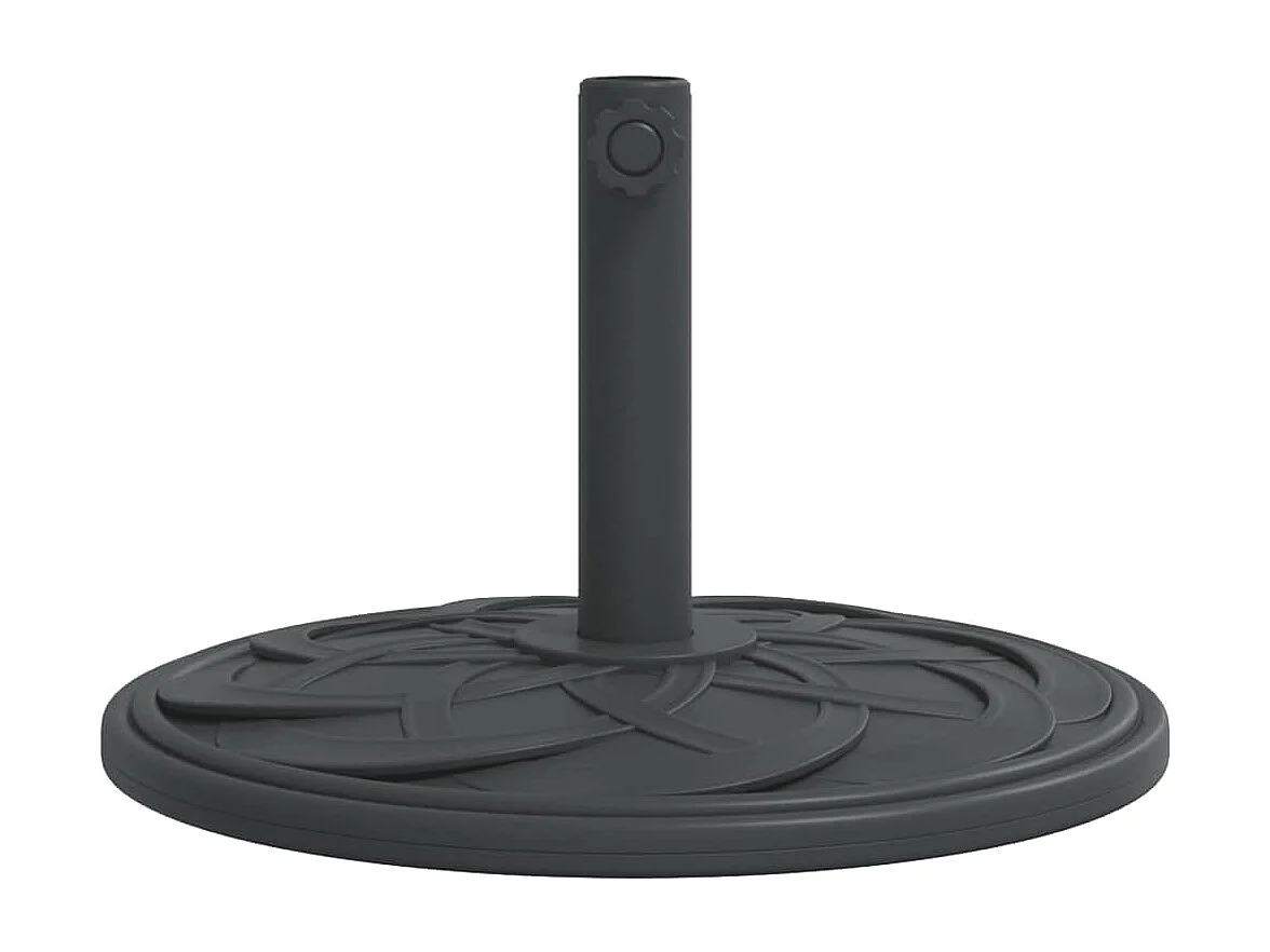Base de guarda-sol para mastros ?38 / 48 mm 12 kg redondo
