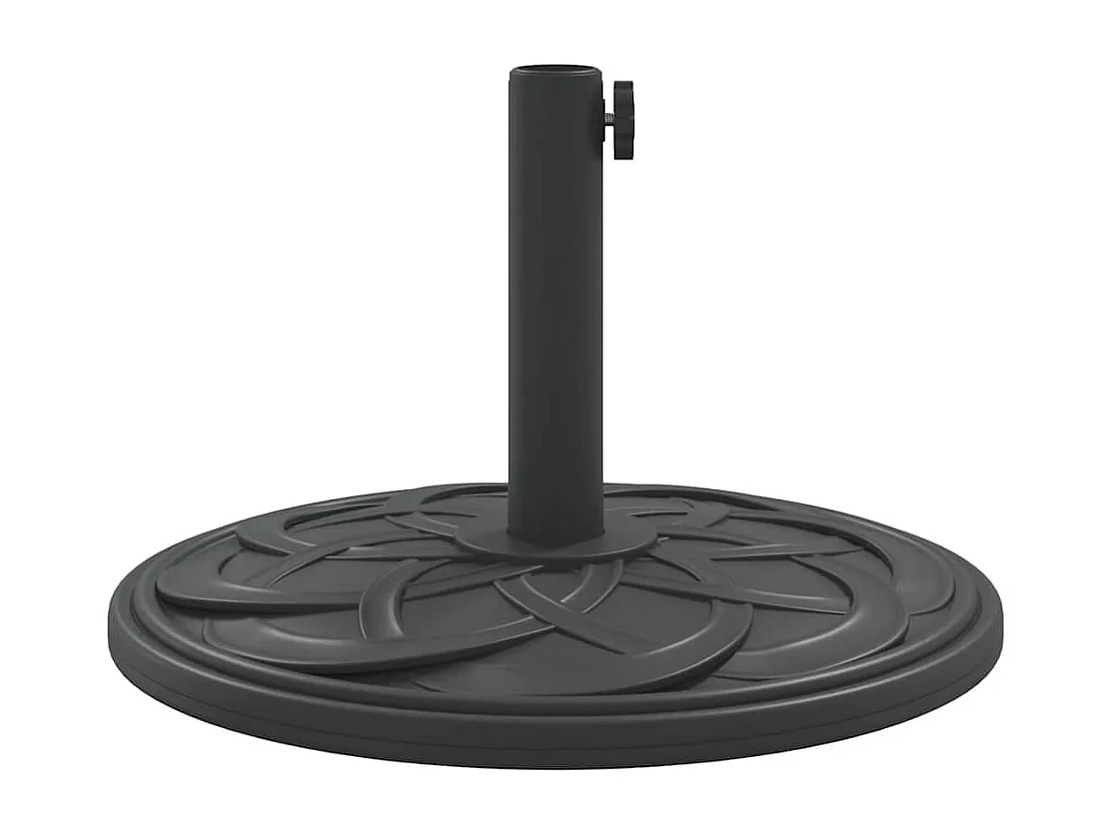 Base de guarda-sol para mastros ?38 / 48 mm 12 kg redondo