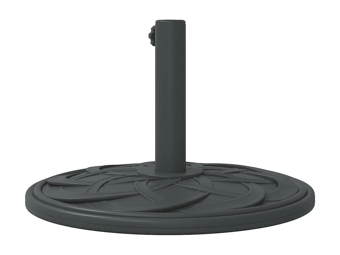 Base de guarda-sol para mastros ?38 / 48 mm 12 kg redondo