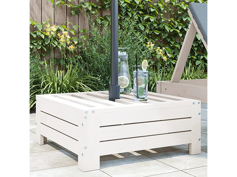 Copertura base per ombrellone in legno massello di pino bianco