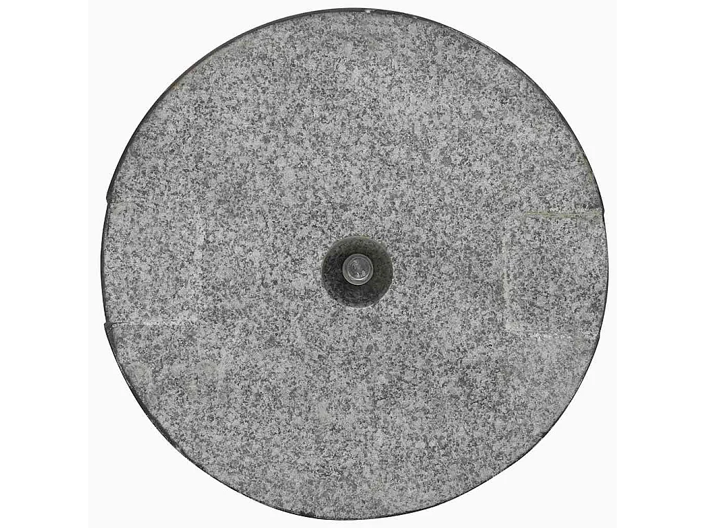 Socle de parasol Granite 20 kg Rond Noir