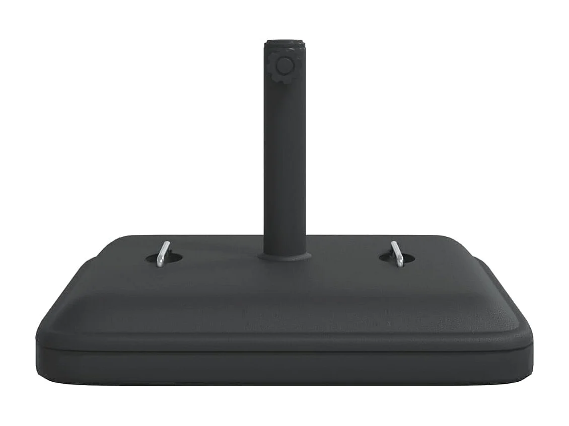 Base per ombrellone con maniglie per pali ?38 / 48 mm 27 kg quadrato