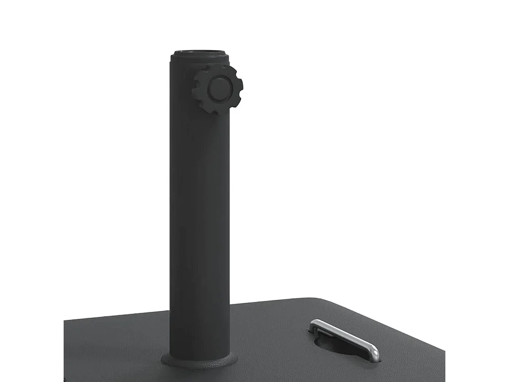 Base per ombrellone con maniglie per pali ?38 / 48 mm 27 kg quadrato