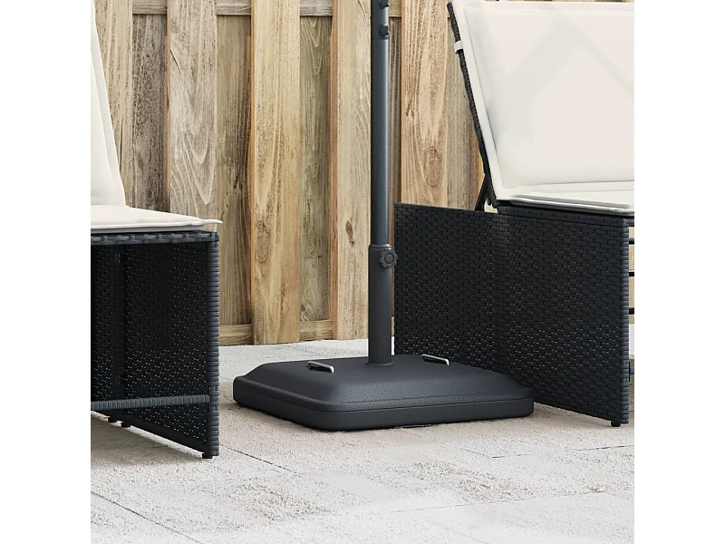 Base para guarda-sol com alças para postes ?38 / 48 mm 27 kg quadrado