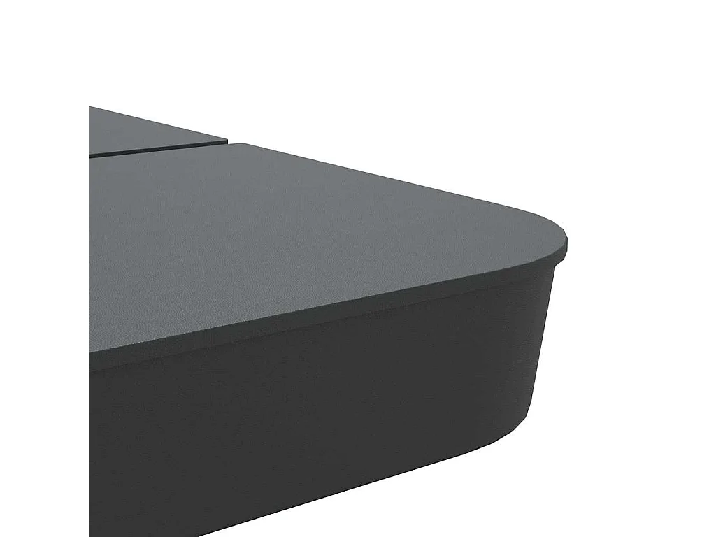 Set di 4 basi per ombrellone con base a croce in PP per ombrelloni