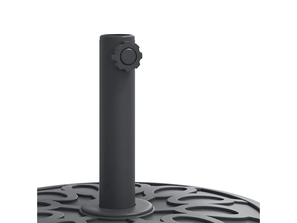 Base de parasol para mástiles ?38 / 48 mm 25 kg redondo