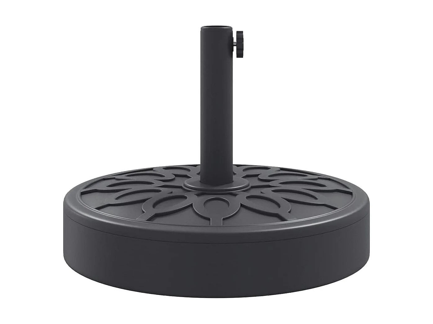 Base de parasol pour mats ?38 / 48 mm 25 kg rond