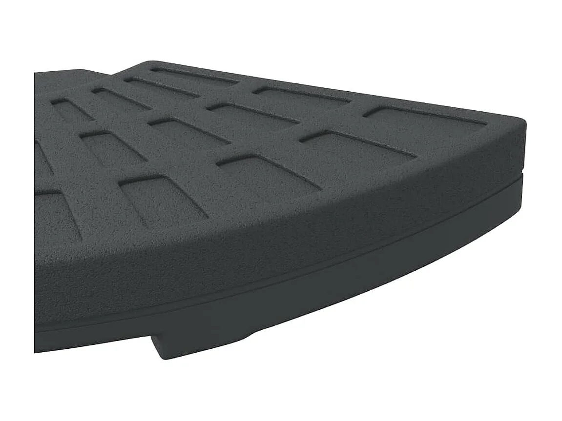 Poids de base de parasol et poignée pour parasols à pied croisé