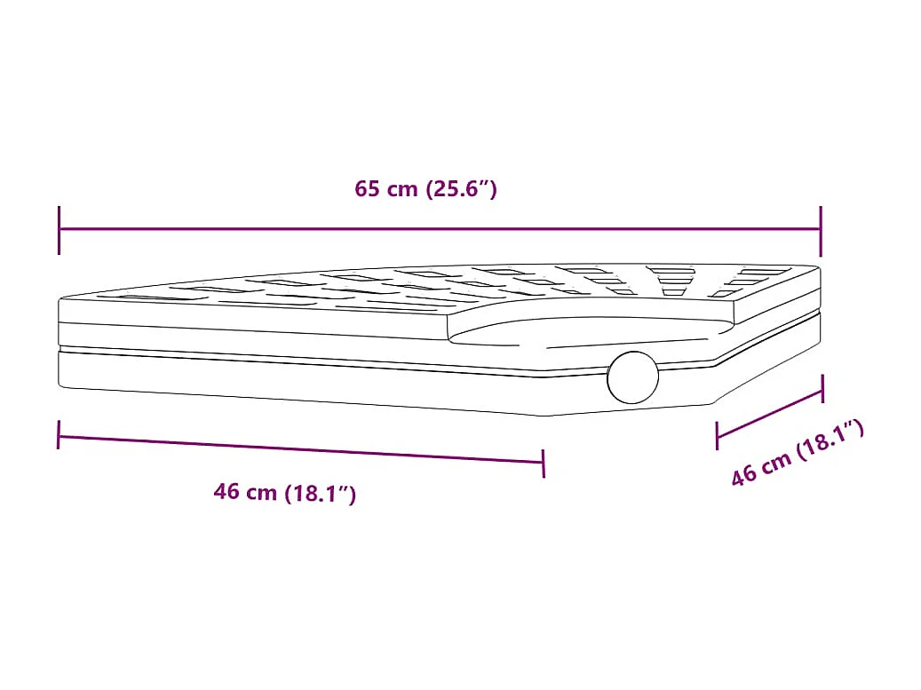 Poids de base de parasol et poignée pour parasols à pied croisé