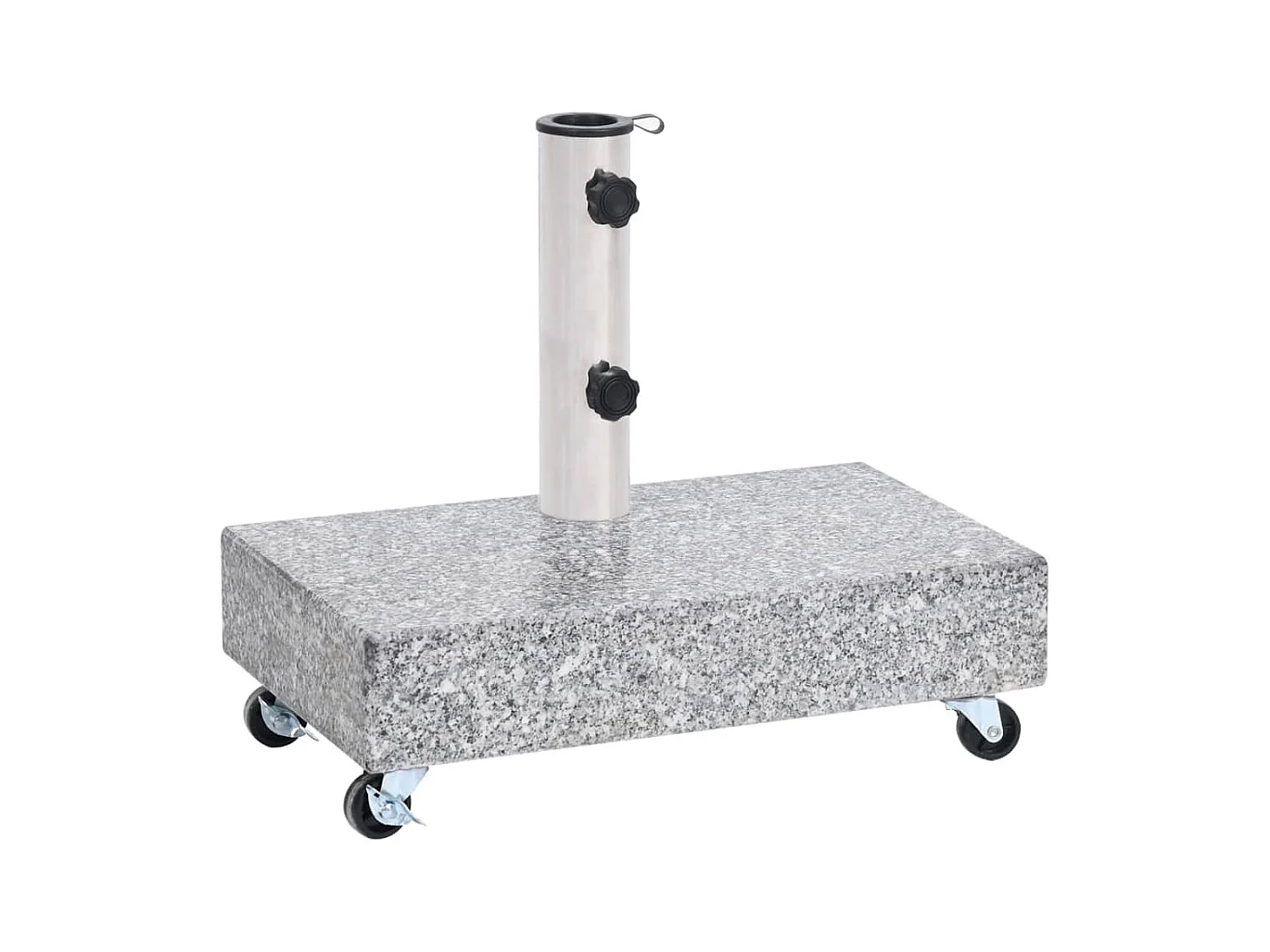 Socle de parasol Gris clair 45x25x8,3 cm Granite