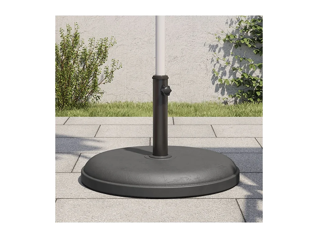 Base de parasol pour mats ?32/35/38 mm 25 kg rond