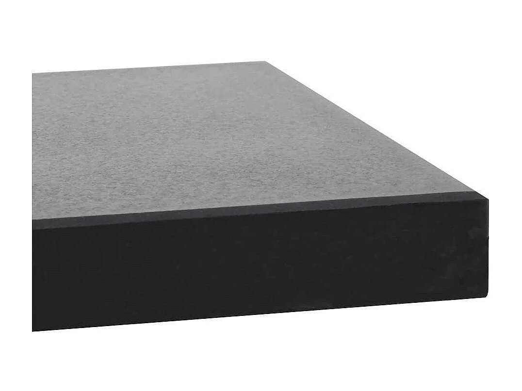 Granit Sonnenschirmständer 20 kg quadratisch schwarz