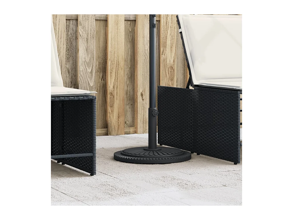 Base de parasol pour mats ?38 / 48 mm 12 kg rond
