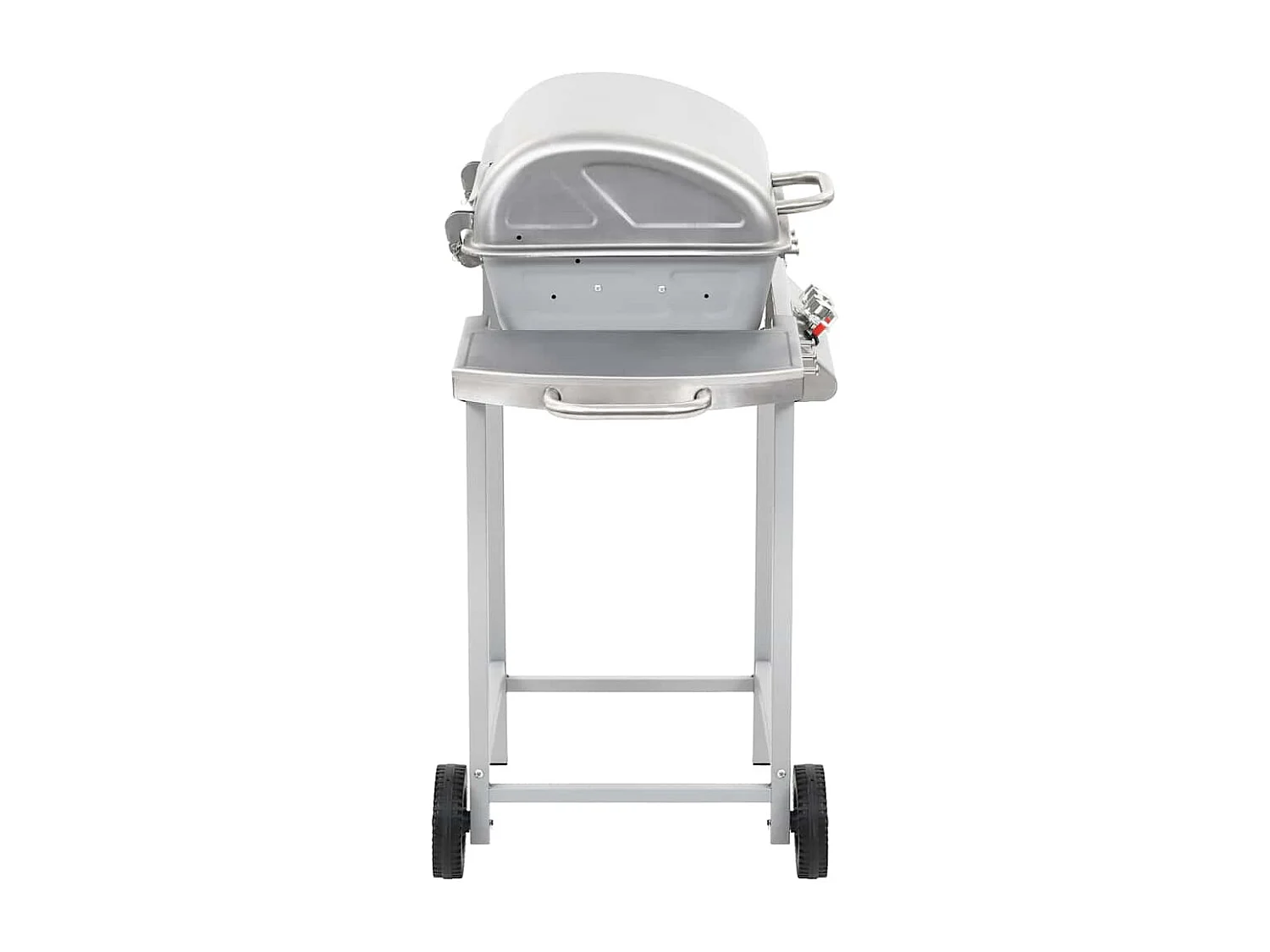 Barbecue à gaz avec 2 zones de cuisson Acier Argenté